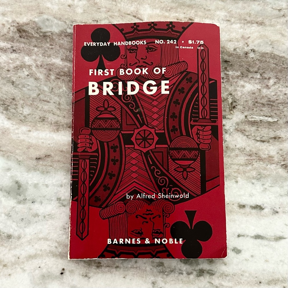 Vintage 1952 First Book Of Bridge Paperback Book